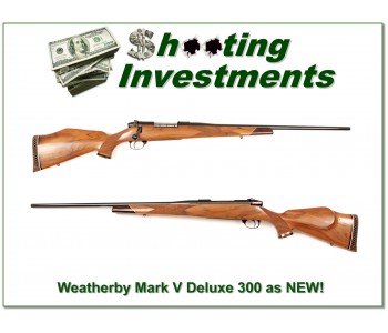 Weatherby Mark V Deluxe near new 300 Wthy Mag!